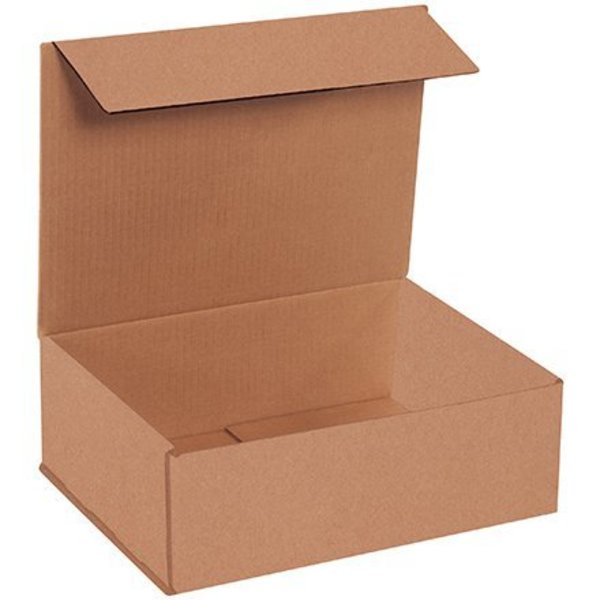 Box Packaging Corrugated Mailers, 12"L x 9"W x 4"H, Kraft MLR1294K